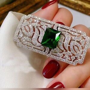 New Rhinestone bar brooch